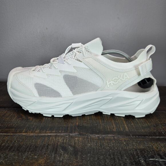 NEW Hoka One One Hopara 2 Mens Size 12 D Running Water Shoes 1147650 RAWW White